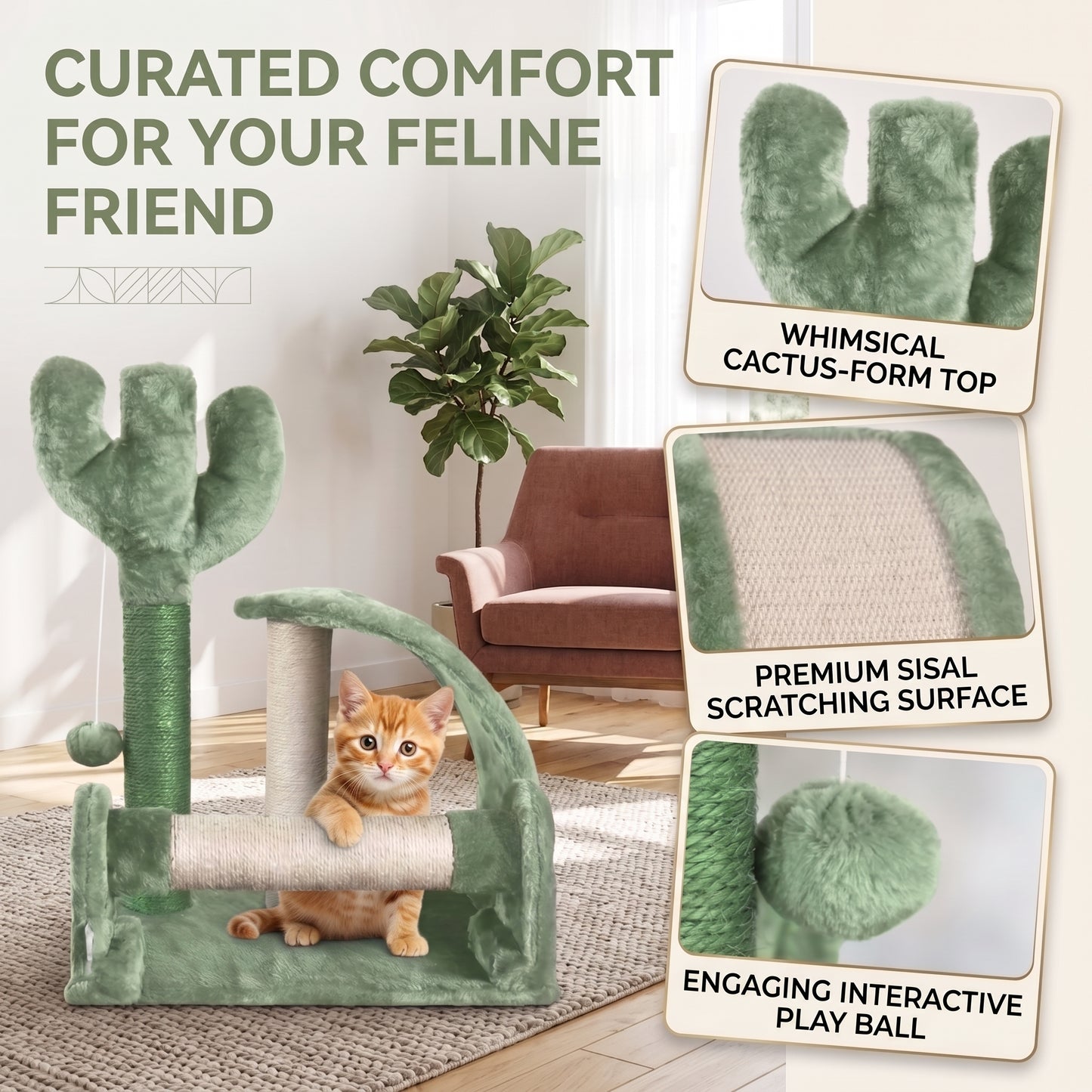 Cactus Cat Tree Tower