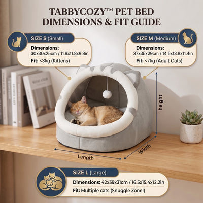 Cozy Cat Cave Bed