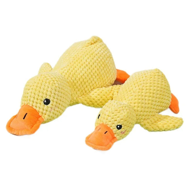 Plush Companion Sleeping Duck Dog Toys
