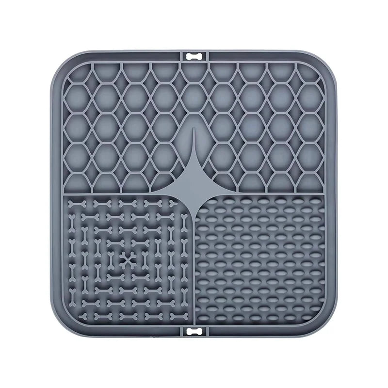 Silicone Slow Feeder Lick Mat – Anti-Choking Feeding Pad for Dogs