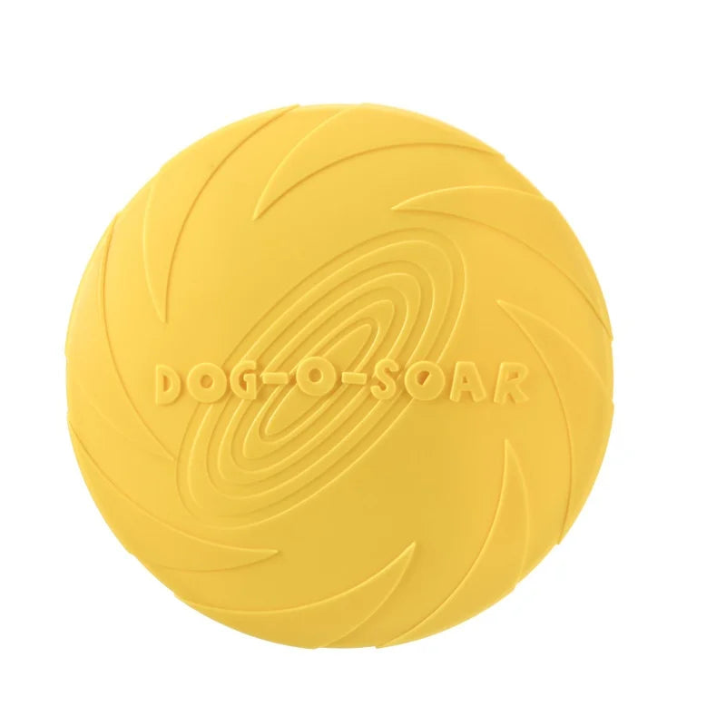 Silicone Flying Disc – Interactive Dog & Cat Throw Toy for Outdoor Play