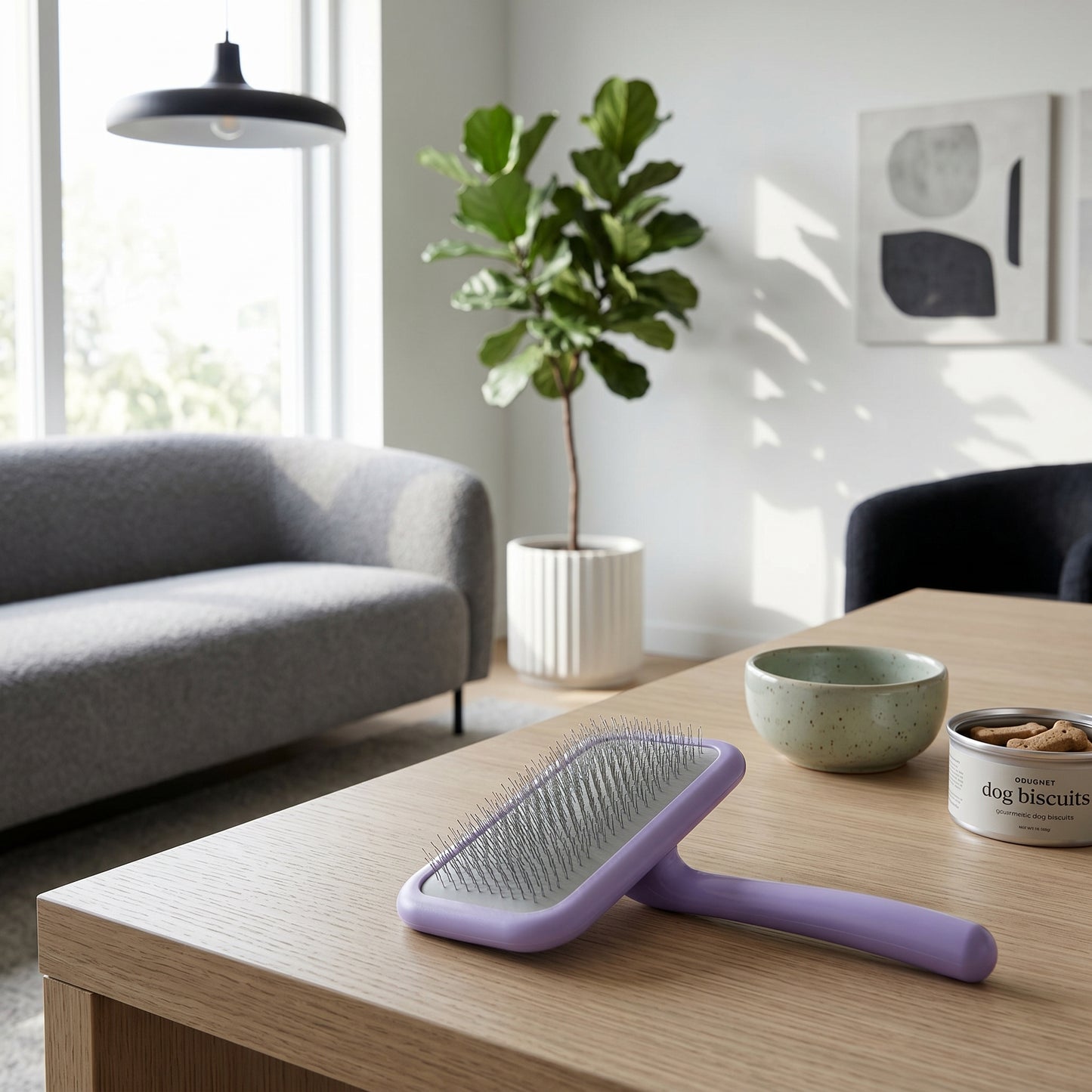 Pin Pet Grooming Brush – Dog & Cat Hair Remover Comb