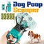 Handheld Claw Poop Scooper with Built-in Bag Dispenser