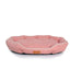 Corduroy Pet Sofa Bed Pink– Warm Sleeping Cushion for Dogs & Cats
