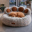 Fluffy Calming Dog Bed – Soft Warm Pet Sofa