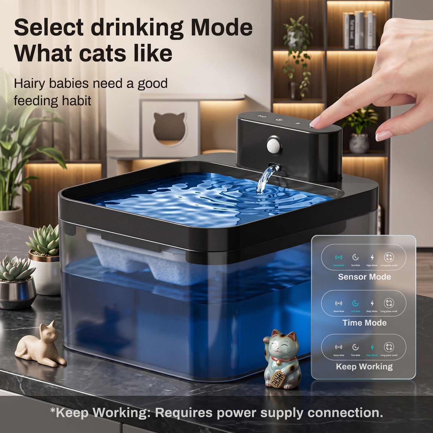 Cordless Cat Water Fountain