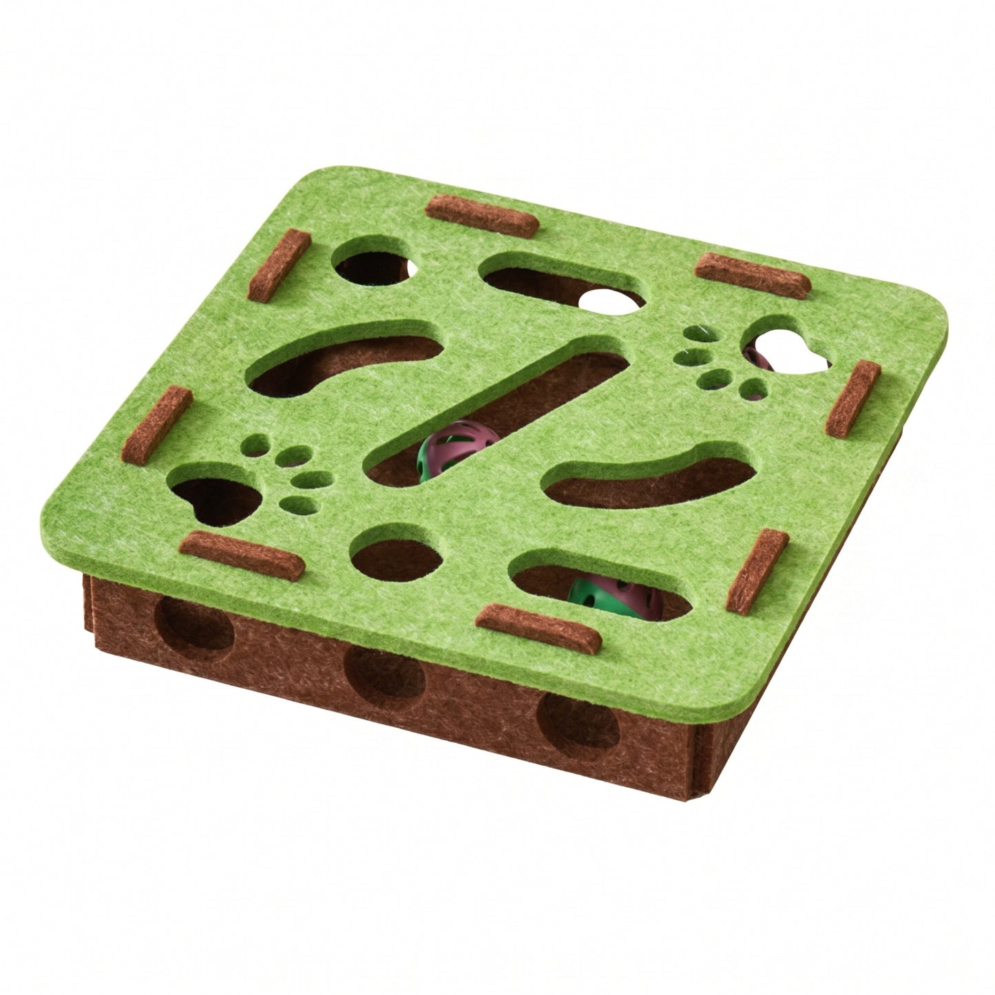 Interactive Cat Maze Toy – Puzzle Game with Bell Balls