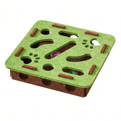 Interactive Cat Maze Toy – Puzzle Game with Bell Balls