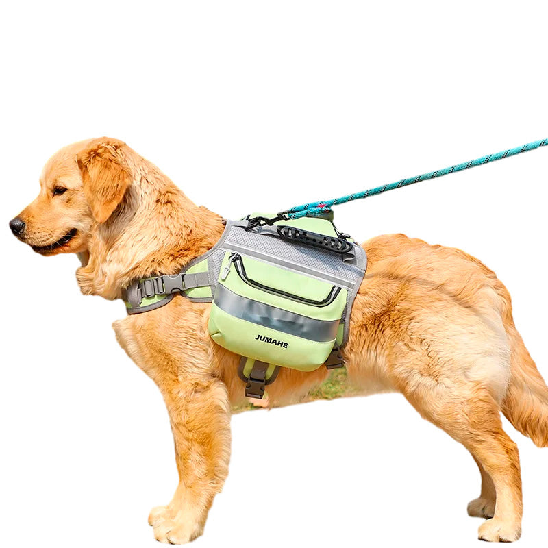 Dog Backpack for Medium Large Dog,Tactical Harness Saddlebag with Reflective Safety Side Pocket Camping,Vest Dog Pack for Travel