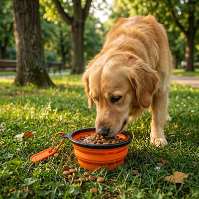 Collapsible Silicone Travel Bowl for Pets