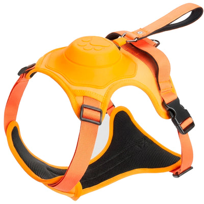 Retractable Dog Leash & Anti-Pull Harness Set