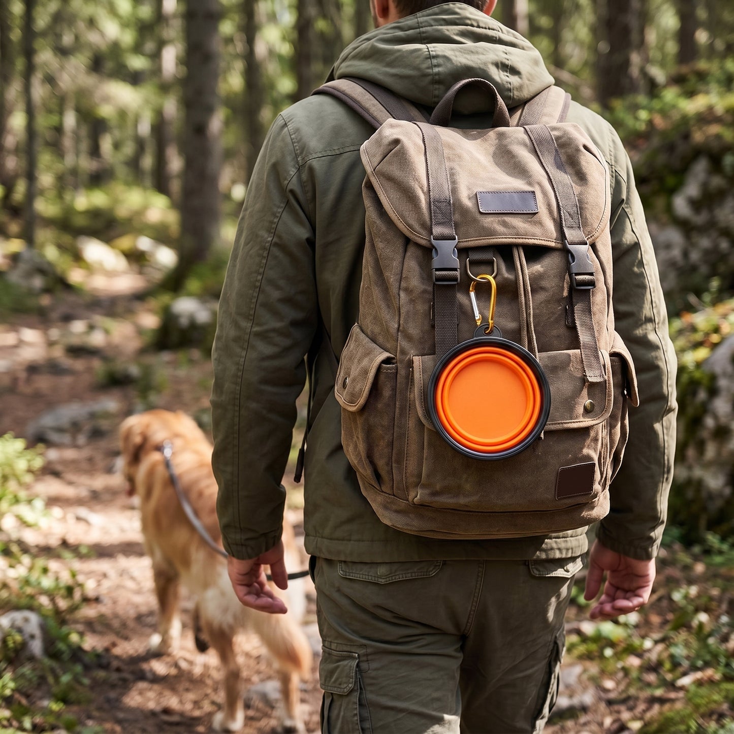 Collapsible Silicone Travel Bowl for Pets