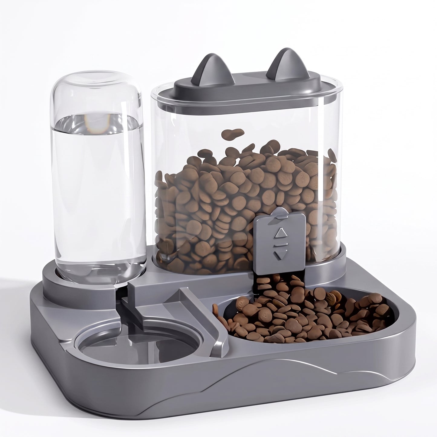 2-in-1 Pet Feeder & Water Dispenser
