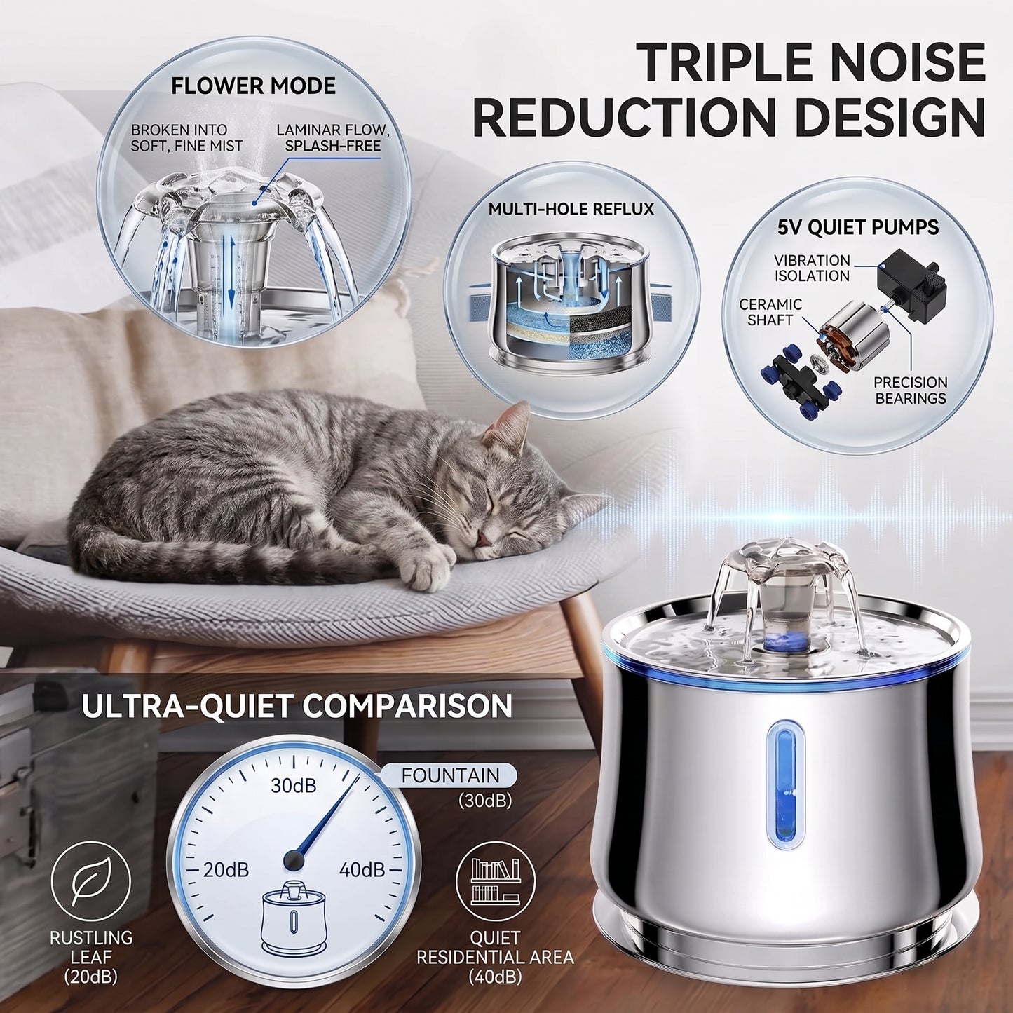 Cat Water Fountain