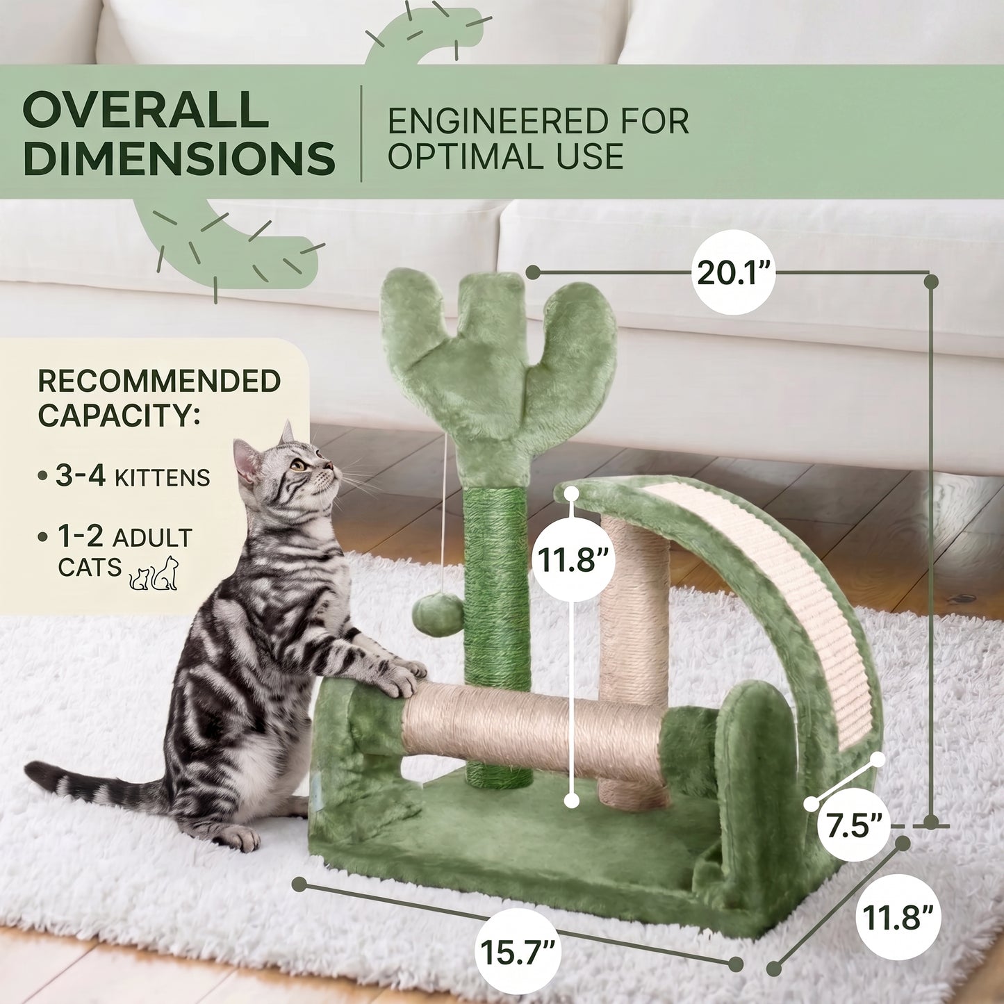 Cactus Cat Tree Tower