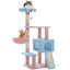 Cute Flower Design Multi-Level Cat Tree Condo