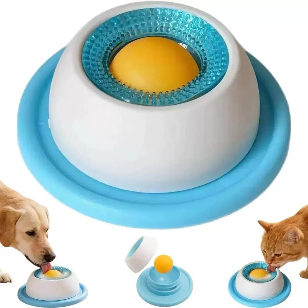 Rolling Ball Licking Bowl