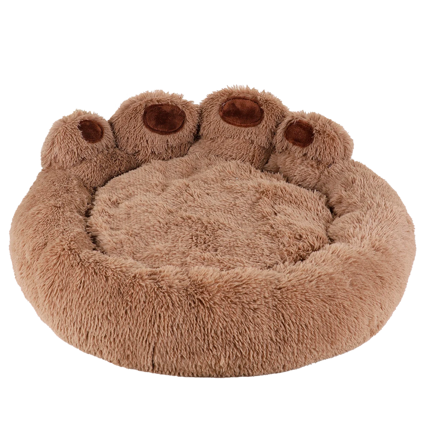 Fluffy Calming Dog Bed – Soft Warm Pet Sofa