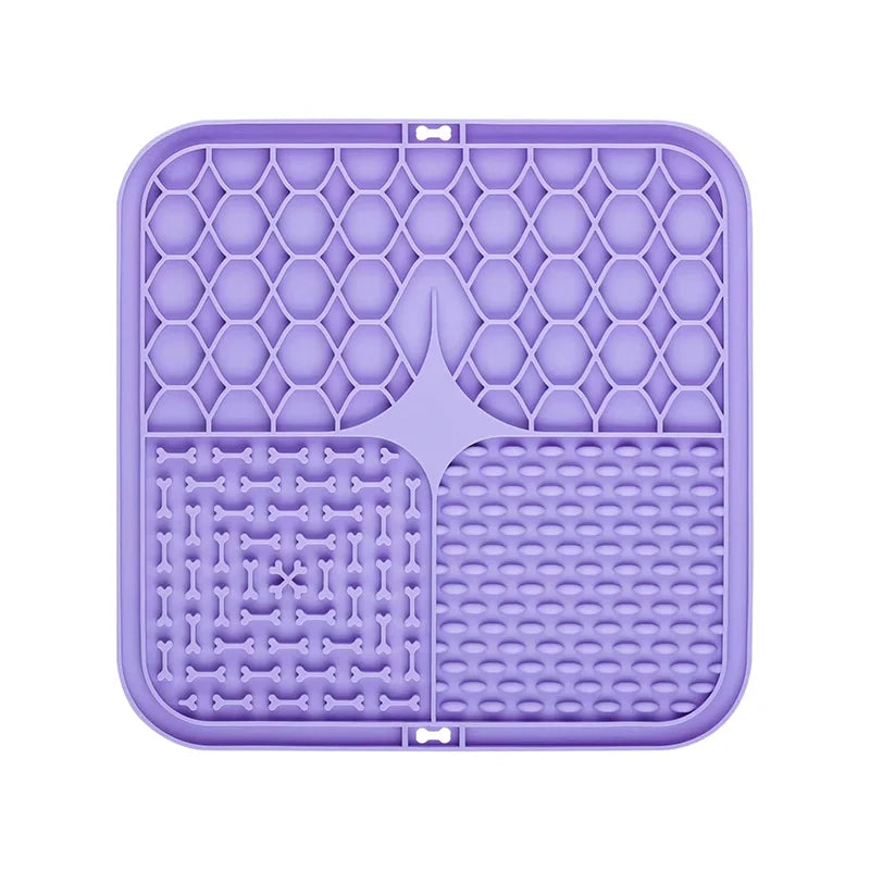 Silicone Slow Feeder Lick Mat – Anti-Choking Feeding Pad for Dogs