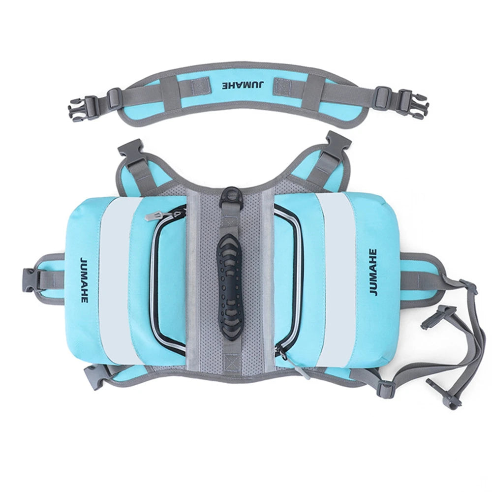 Dog Backpack for Medium Large Dog,Tactical Harness Saddlebag with Reflective Safety Side Pocket Camping,Vest Dog Pack for Travel