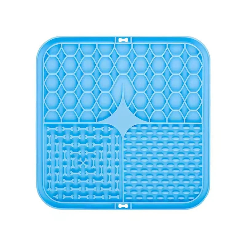 Silicone Slow Feeder Lick Mat – Anti-Choking Feeding Pad for Dogs