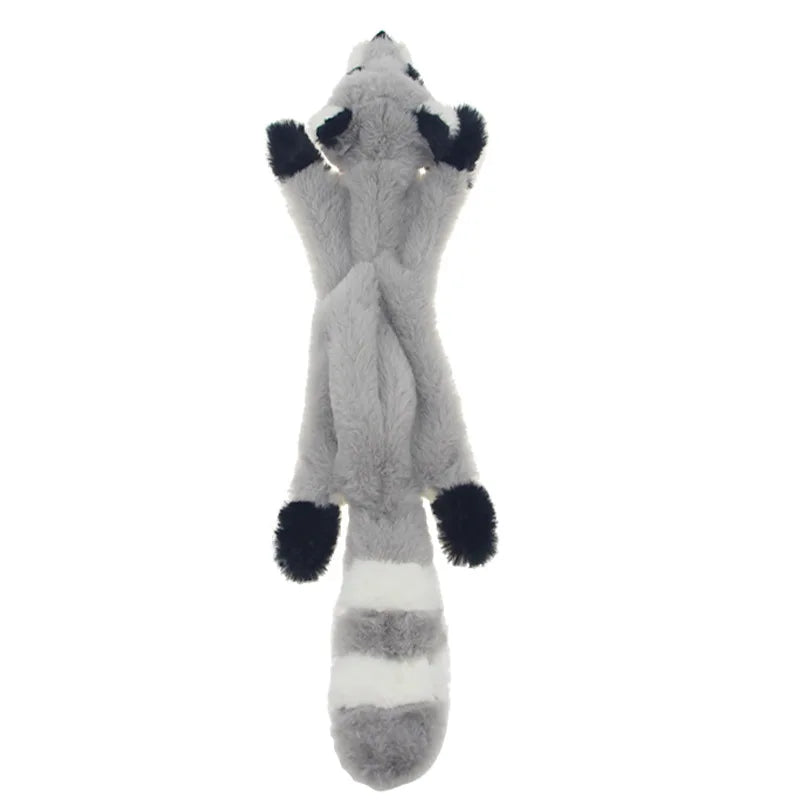 Plush Racooon Chew Toy – Interactive Dog Toy for Small Dogs & Puppies