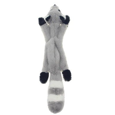 Plush Racooon Chew Toy – Interactive Dog Toy for Small Dogs & Puppies
