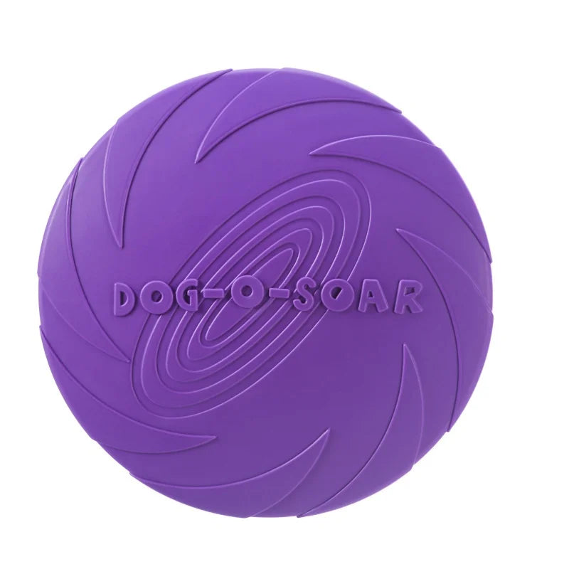 Silicone Flying Disc – Interactive Dog & Cat Throw Toy for Outdoor Play