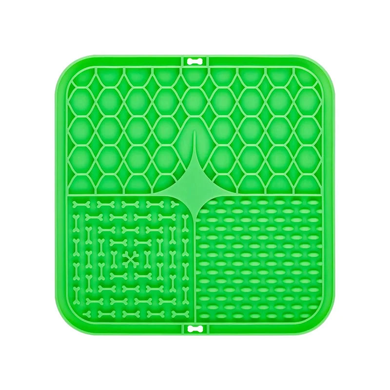 Silicone Slow Feeder Lick Mat – Anti-Choking Feeding Pad for Dogs