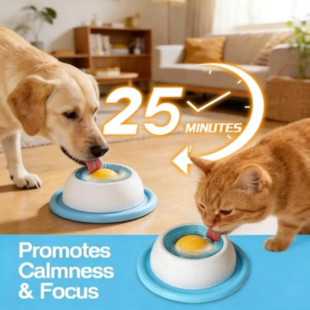 Rolling Ball Licking Bowl
