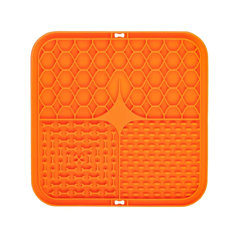 Silicone Slow Feeder Lick Mat – Anti-Choking Feeding Pad for Dogs