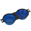 2-1 Foldable Double Pet Bowl — Collapsible Travel Feeder for Dogs & Cats