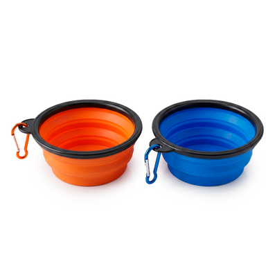Collapsible Silicone Travel Bowl for Pets