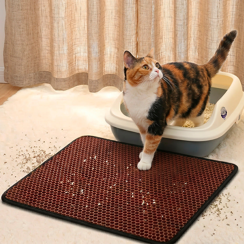 Waterproof Double-Layer Cat Litter Mat