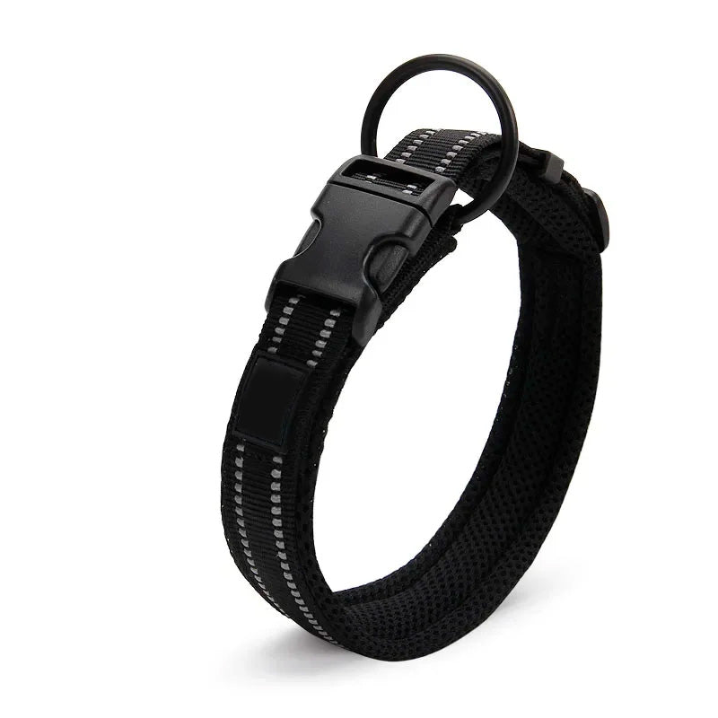 Reflective Dog Collar – Soft Mesh Comfort & Safety