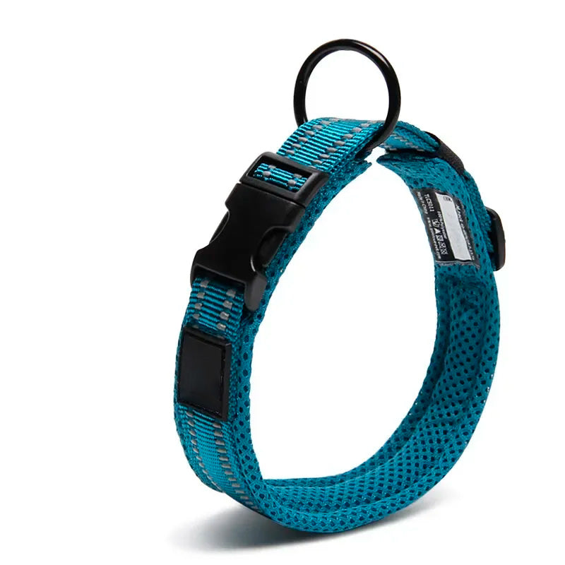  Reflective Dog Collar – Soft Mesh Comfort & Safety