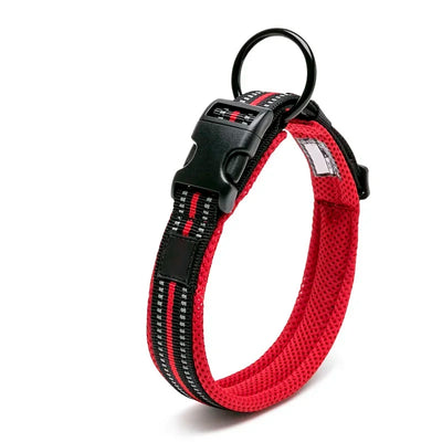 Reflective Dog Collar – Soft Mesh Comfort & Safety