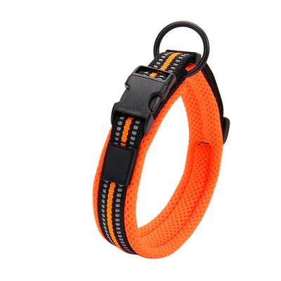 Reflective Dog Collar – Soft Mesh Comfort & Safety