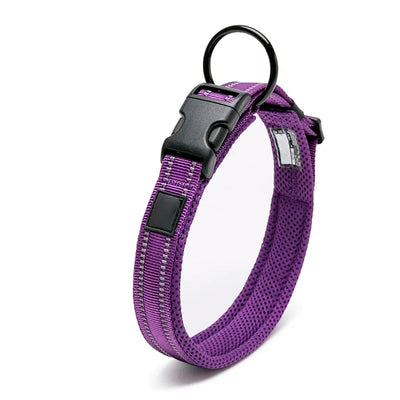 Reflective Dog Collar – Soft Mesh Comfort & Safety