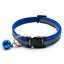 Reflective Adjustable Pet Collar with Bell – 2 Pack for Cats & Small Dogs