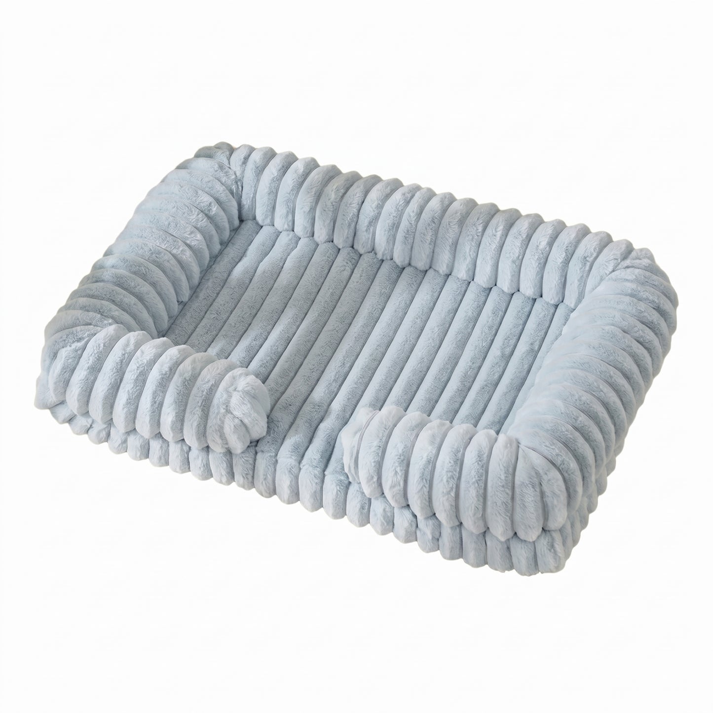 Blue Orthopedic Memory Foam Cat Bed – Waterproof Sofa Couch