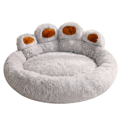 Fluffy Calming Cat Bed – Soft Warm Pet Sofa