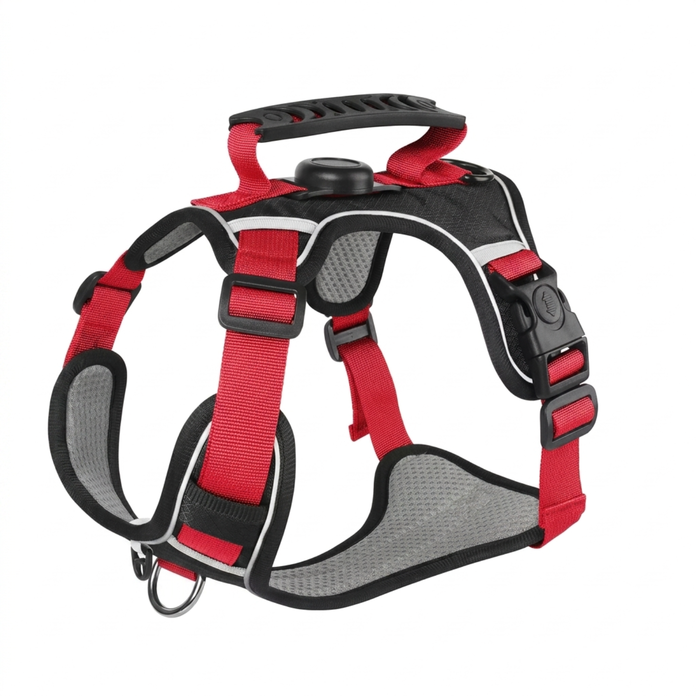 Keep Your Dog Safe, Visible & Trackable — All in One Harness!