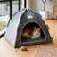 Foldable Plush Pet House – Cozy Cat & Dog Tent Bed