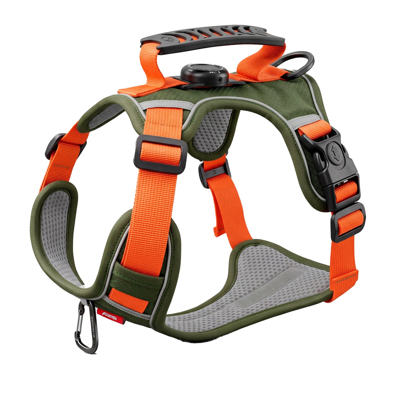 Keep Your Dog Safe, Visible & Trackable — All in One Harness!