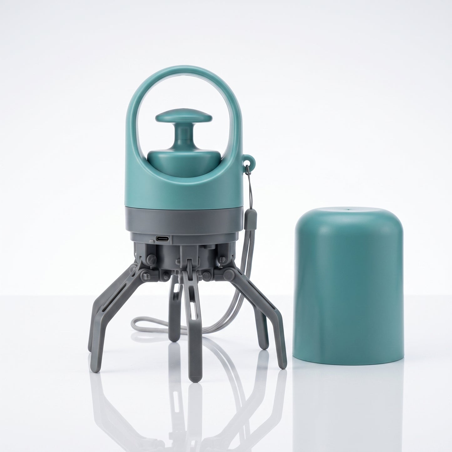 Handheld Claw Poop Scooper with Built-in Bag Dispenser