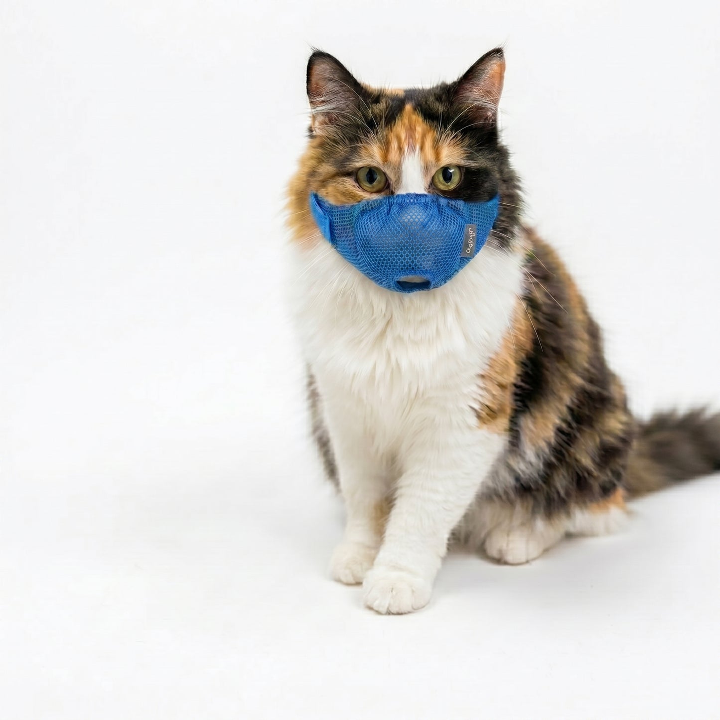 Adjustable Breathable Cat Muzzle – Mesh Grooming Safety Cover