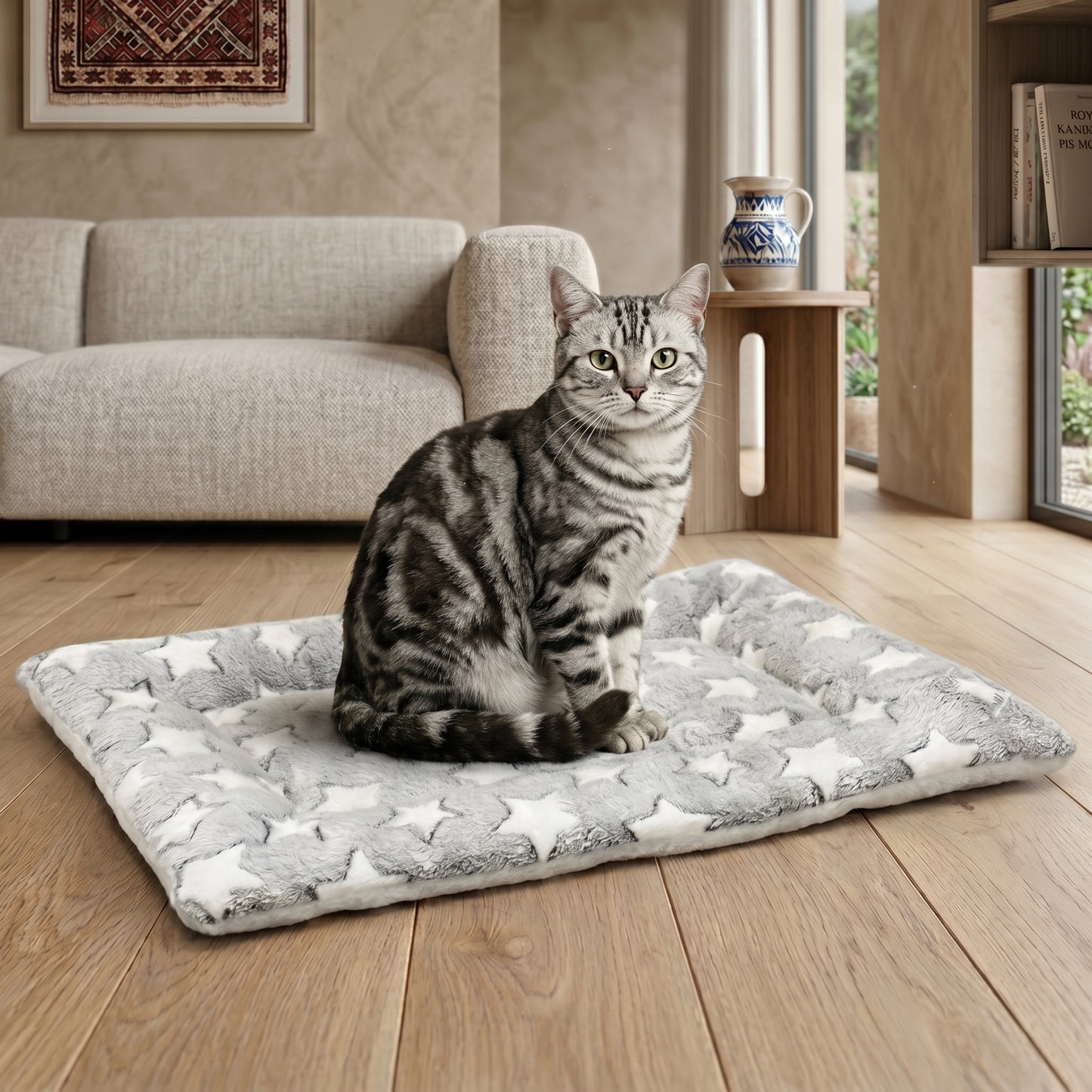 Thick Plush Pet Mat – Soft Warm Dog & Cat Bed Cushion