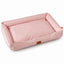 Pink Sofa-Style Pet Bed – Waterproof & Non-Slip Comfort Cushion